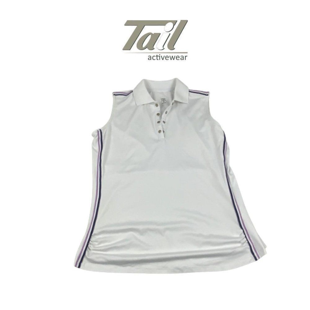 Tail White athletic Top. Sz M